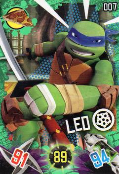 2013 Panini Teenage Mutant Ninja Turtles Turtle Power TCG #7 Leo Front