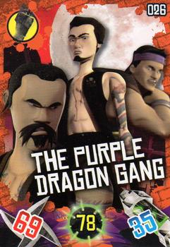 2013 Panini Teenage Mutant Ninja Turtles Turtle Power TCG #26 The Purple Dragon Gang Front