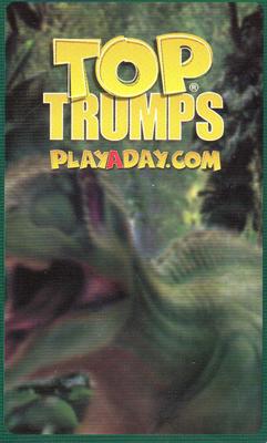 2003 Top Trumps Dinosaurs #NNO Coelophysis Back