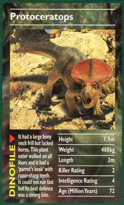 2003 Top Trumps Dinosaurs #NNO Protoceratops Front
