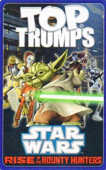 2010 Super Mini Top Trumps Star Wars Rise of the Bounty Hunters #NNO Castas Back