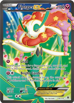 2014 Pokemon XY Phantom Forces #116 Florges EX Front