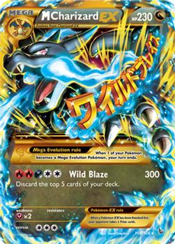 2014 Pokemon XY Flashfire #108 Mega Charizard EX Front