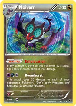 2014 Pokemon XY Furious Fists #77 Noivern Front