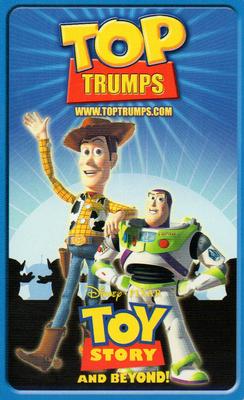2009 Top Trumps Specials Toy Story and Beyond! #NNO Hand-In-The-Box Back