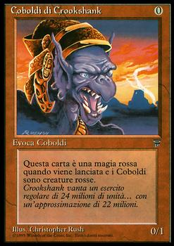 1994 Magic the Gathering Legends Italian #NNO Coboldi di Crookshank Front