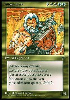 1994 Magic the Gathering Legends Italian #NNO Gosta Dirk Front