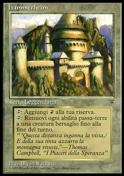 1994 Magic the Gathering Legends Italian #NNO Hammerheim Front