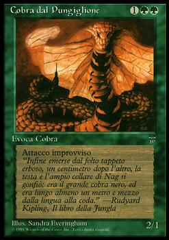 1994 Magic the Gathering Legends Italian #NNO Cobra dal Pungiglione Front