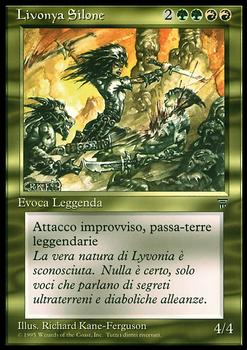 1994 Magic the Gathering Legends Italian #NNO Livonya Silone Front