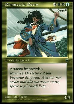 1994 Magic the Gathering Legends Italian #NNO Ramirez Di Pietro Front