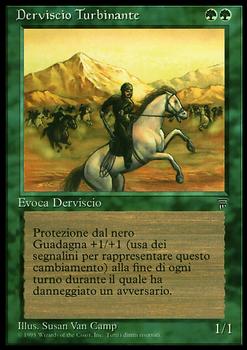 1994 Magic the Gathering Legends Italian #NNO Derviscio Turbinante Front