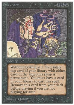 1993 Magic the Gathering Unlimited #NNO Darkpact Front