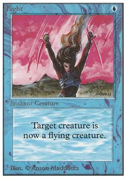 1993 Magic the Gathering Unlimited #NNO Flight Front