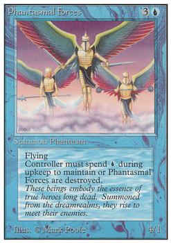 1993 Magic the Gathering Unlimited #NNO Phantasmal Forces Front