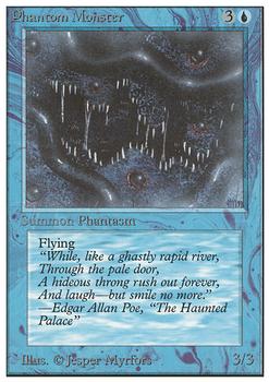 1993 Magic the Gathering Unlimited #NNO Phantom Monster Front
