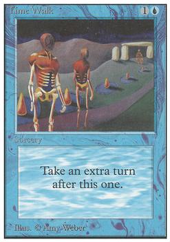 1993 Magic the Gathering Unlimited #NNO Time Walk Front