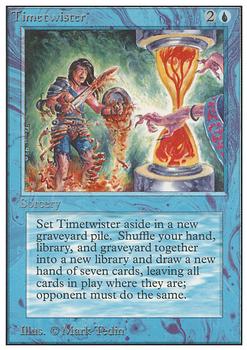 1993 Magic the Gathering Unlimited #NNO Timetwister Front