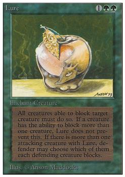 1993 Magic the Gathering Unlimited #NNO Lure Front