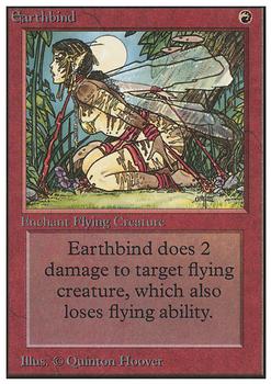 1993 Magic the Gathering Unlimited #NNO Earthbind Front