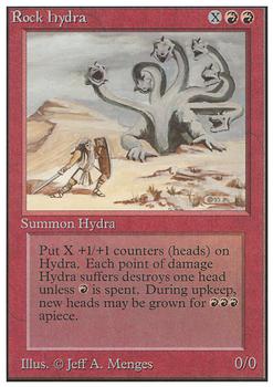 1993 Magic the Gathering Unlimited #NNO Rock Hydra Front