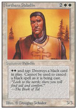 1993 Magic the Gathering Unlimited #NNO Northern Paladin Front