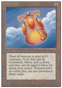 1993 Magic the Gathering Unlimited #NNO Kormus Bell Front