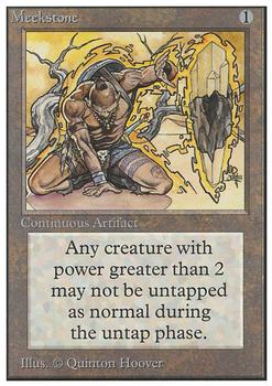 1993 Magic the Gathering Unlimited #NNO Meekstone Front