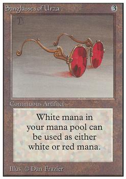 1993 Magic the Gathering Unlimited #NNO Sunglasses of Urza Front