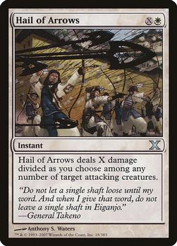 2007 Magic the Gathering 10th Edition #18 Hail of Arrows Front