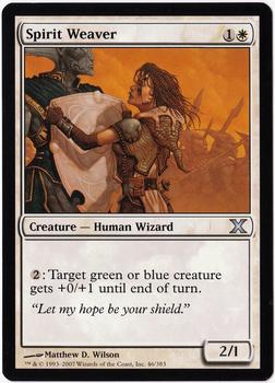 2007 Magic the Gathering 10th Edition #46 Spirit Weaver Front