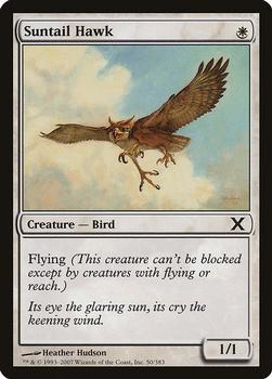 2007 Magic the Gathering 10th Edition #50 Suntail Hawk Front