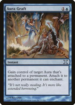 2007 Magic the Gathering 10th Edition #67 Aura Graft Front