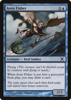 2007 Magic the Gathering 10th Edition #68 Aven Fisher Front