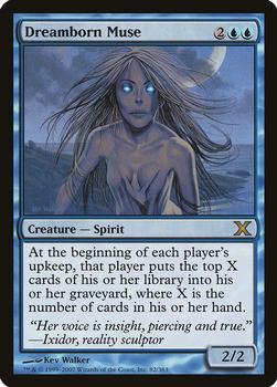 2007 Magic the Gathering 10th Edition #82 Dreamborn Muse Front