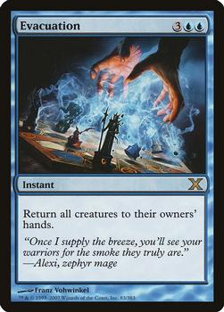 2007 Magic the Gathering 10th Edition #83 Evacuation Front