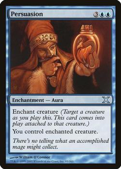 2007 Magic the Gathering 10th Edition #95 Persuasion Front