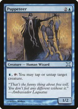 2007 Magic the Gathering 10th Edition #98 Puppeteer Front