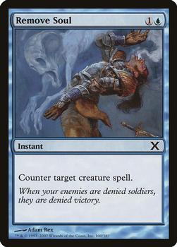 2007 Magic the Gathering 10th Edition #100 Remove Soul Front