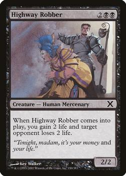 2007 Magic the Gathering 10th Edition #150 Highway Robber Front