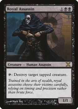 2007 Magic the Gathering 10th Edition #174 Royal Assassin Front