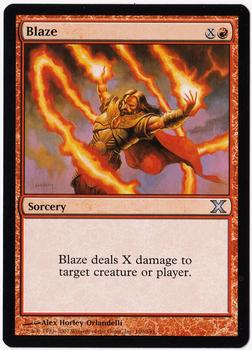 2007 Magic the Gathering 10th Edition #190 Blaze Front