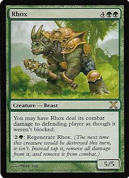 2007 Magic the Gathering 10th Edition #291 Rhox Front