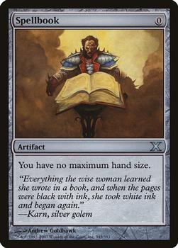 2007 Magic the Gathering 10th Edition #343 Spellbook Front