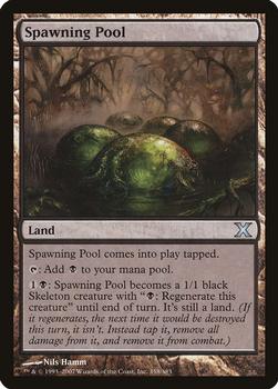 2007 Magic the Gathering 10th Edition #358 Spawning Pool Front