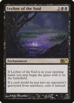 2010 Magic the Gathering 2011 Core Set #101 Leyline of the Void Front