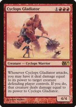 2010 Magic the Gathering 2011 Core Set #131 Cyclops Gladiator Front