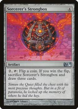 2010 Magic the Gathering 2011 Core Set #213 Sorcerer's Strongbox Front