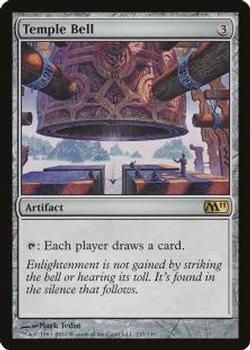 2010 Magic the Gathering 2011 Core Set #217 Temple Bell Front