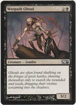 2011 Magic the Gathering 2012 Core Set #117 Warpath Ghoul Front